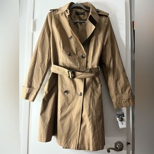 Ralph Lauren Khaki button up trench coat
